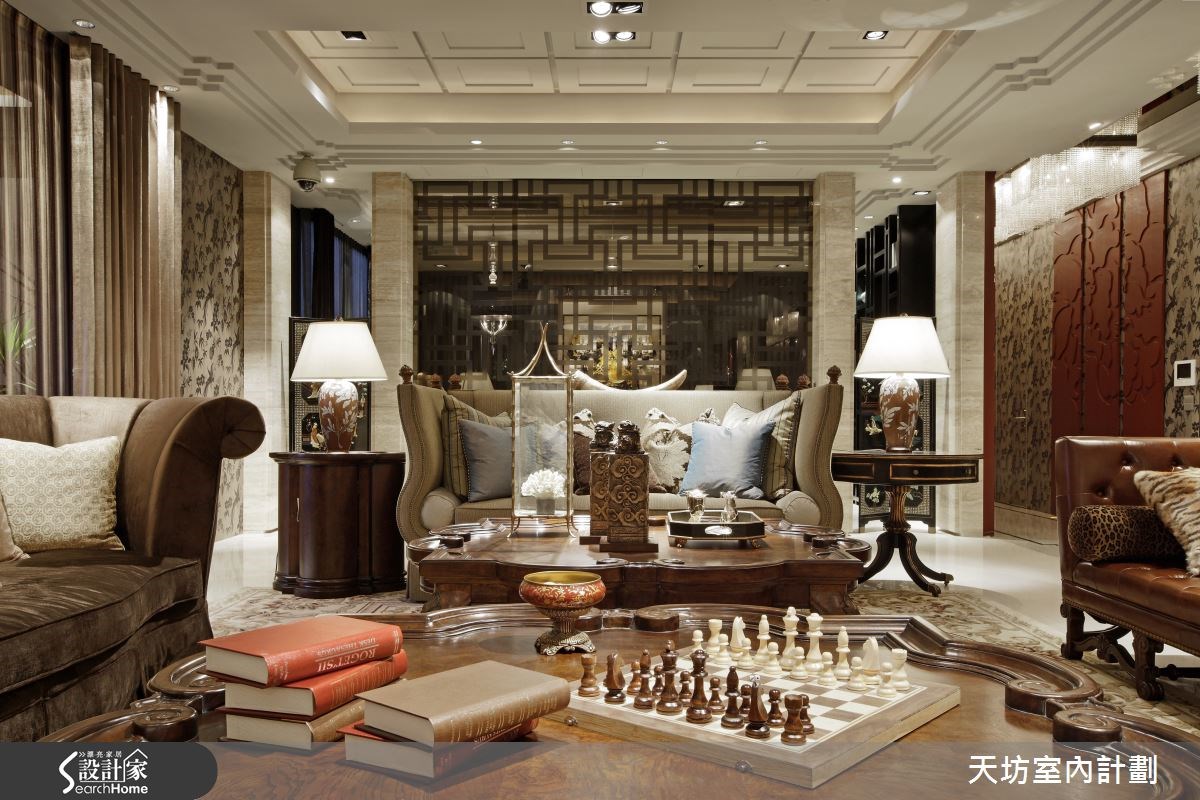 180坪預售屋＿新中式風客廳案例圖片＿天坊室內計劃有限公司＿天坊_05之4