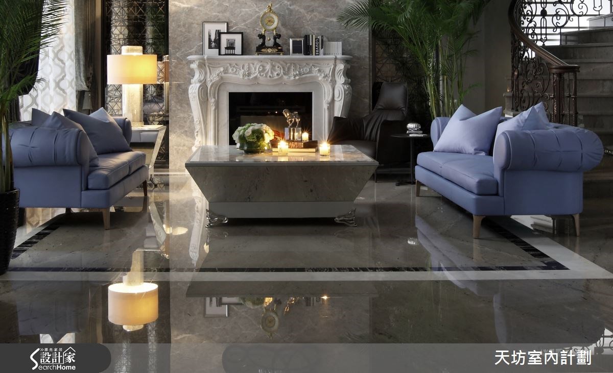 260坪預售屋＿新中式風客廳案例圖片＿天坊室內計劃有限公司＿天坊_08之2