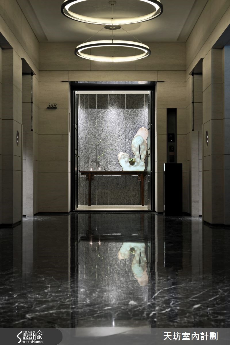 93坪新成屋(5年以下)＿新中式風走廊案例圖片＿天坊室內計劃有限公司＿天坊_09之2