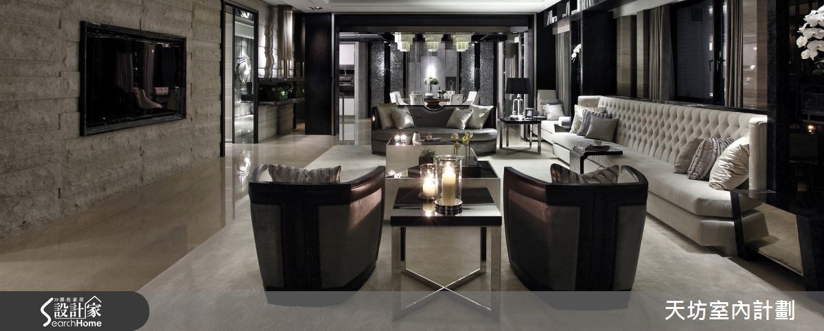 93坪新成屋(5年以下)＿新中式風客廳案例圖片＿天坊室內計劃有限公司＿天坊_09之4