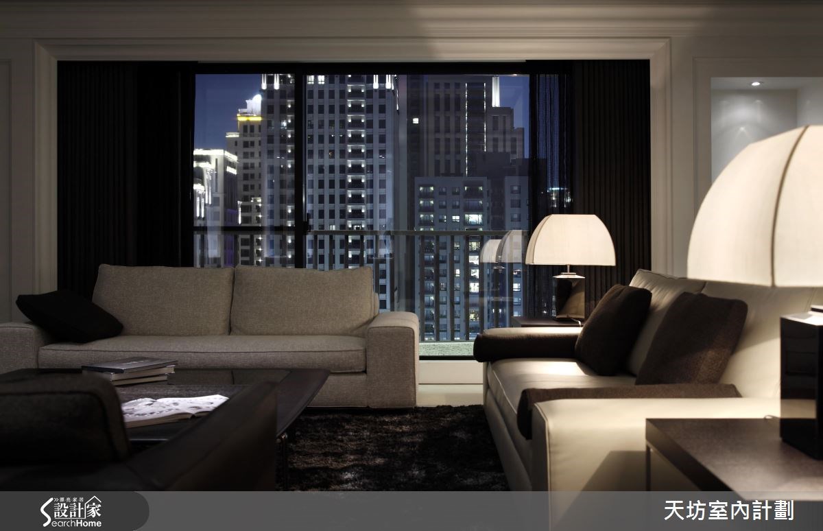 110坪預售屋＿新中式風客廳案例圖片＿天坊室內計劃有限公司＿天坊_10之2