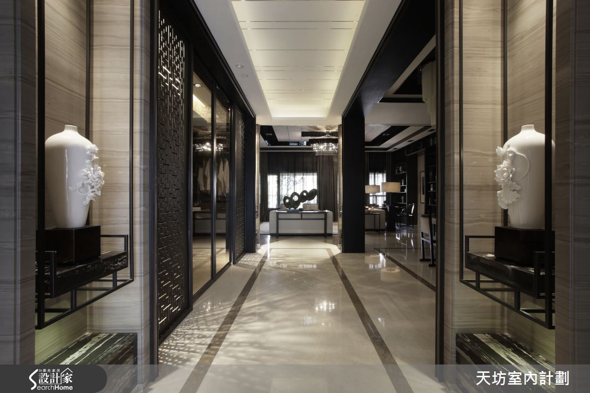 70坪預售屋＿新中式風走廊案例圖片＿天坊室內計劃有限公司＿天坊_19之1