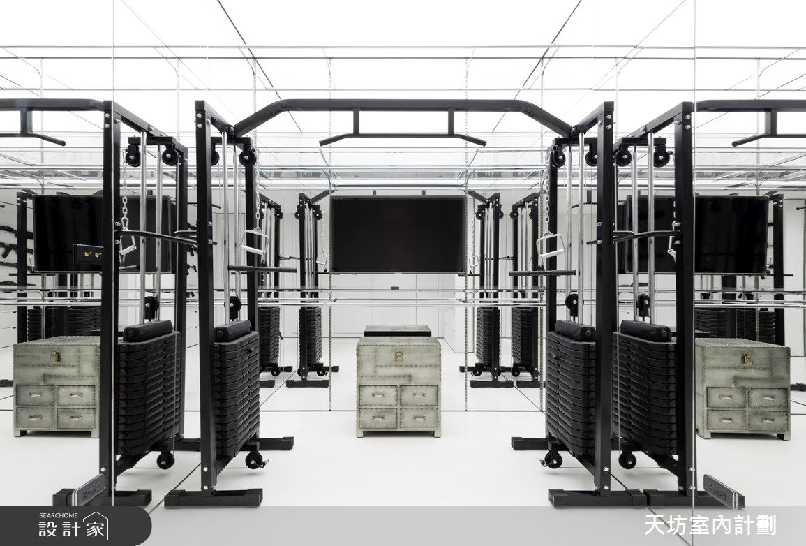 120坪新成屋(5年以下)＿現代風家庭健身房案例圖片＿天坊室內計劃有限公司＿天坊_24之6