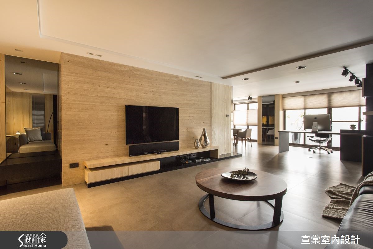 60坪老屋(16~30年)＿現代風客廳案例圖片＿宣棠室內設計＿宣棠_重生延續之3