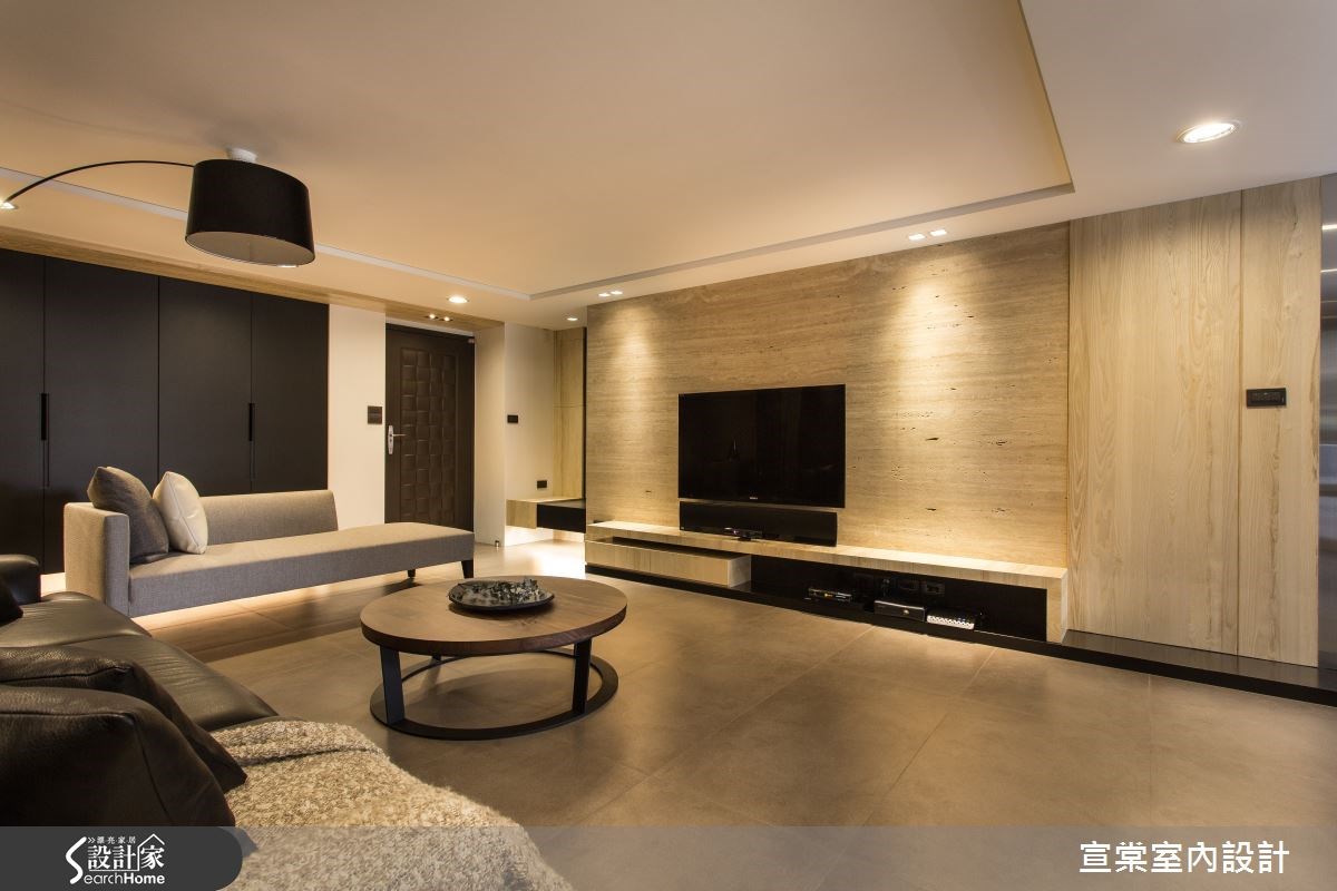60坪老屋(16~30年)＿現代風客廳案例圖片＿宣棠室內設計＿宣棠_重生延續之4