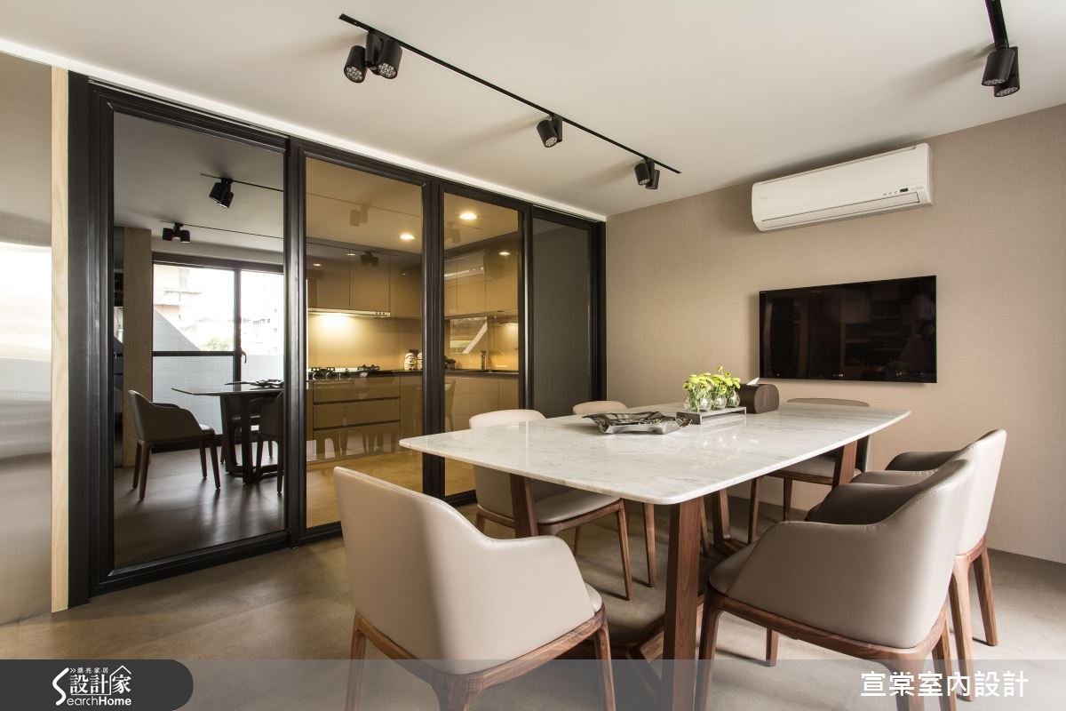 60坪老屋(16~30年)＿現代風餐廳廚房案例圖片＿宣棠室內設計＿宣棠_重生延續之5