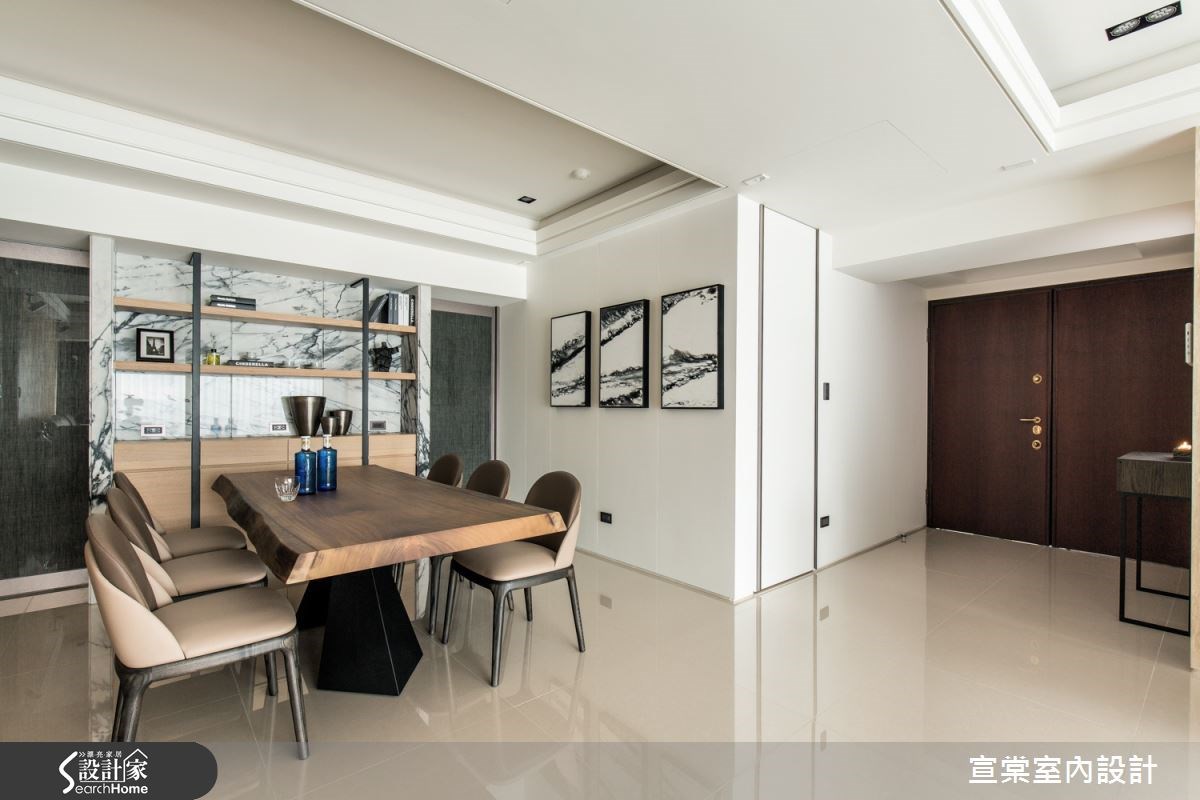 60坪中古屋(5~15年)＿現代風餐廳案例圖片＿宣棠室內設計＿宣棠_理性框構之6