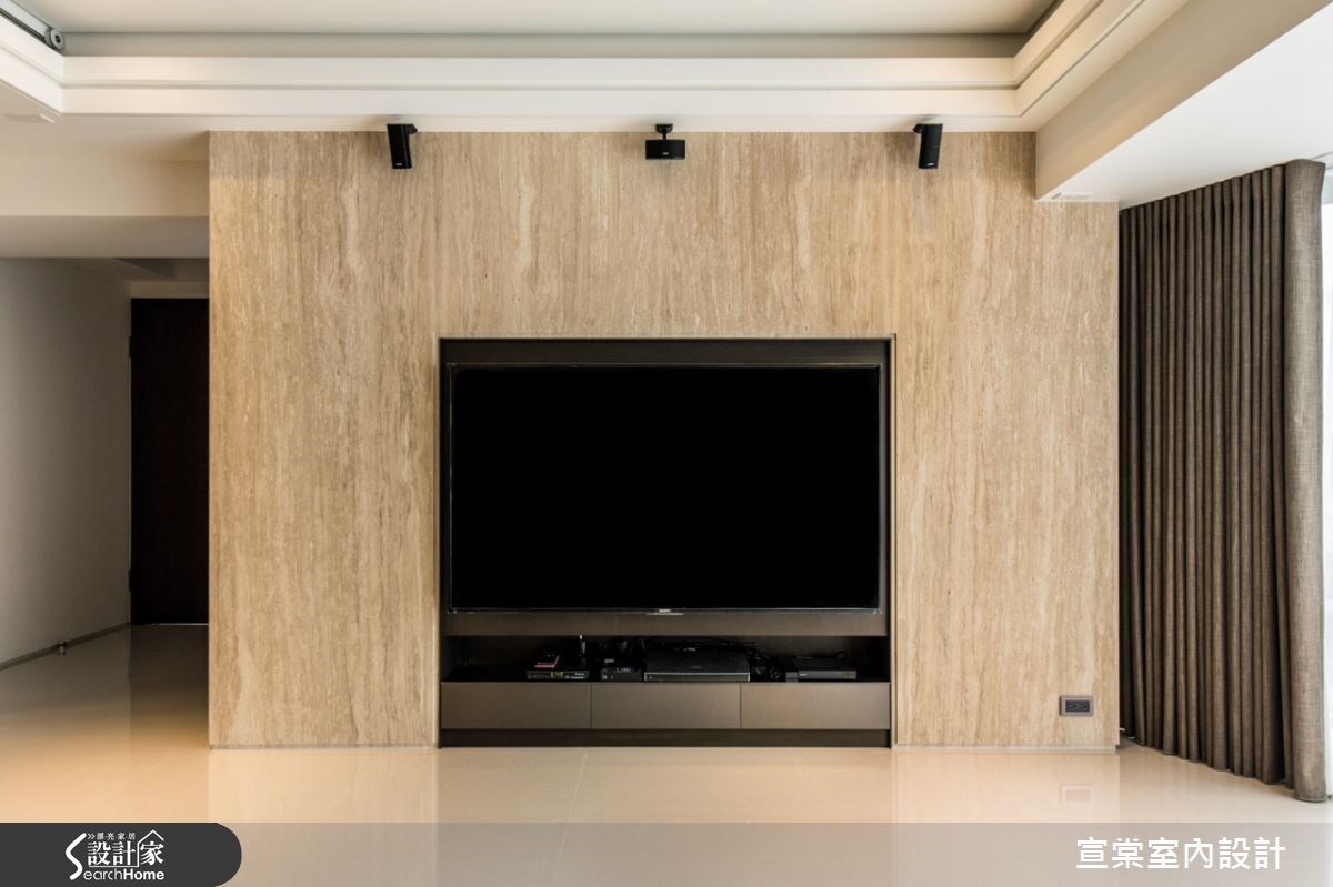 60坪中古屋(5~15年)＿現代風客廳案例圖片＿宣棠室內設計＿宣棠_理性框構之10