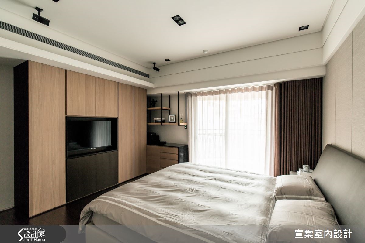 60坪中古屋(5~15年)＿現代風臥室案例圖片＿宣棠室內設計＿宣棠_理性框構之17