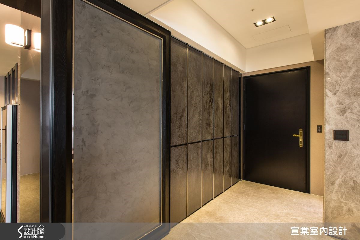 90坪新成屋(5年以下)＿現代風玄關案例圖片＿宣棠室內設計＿宣棠_雍容居所之1