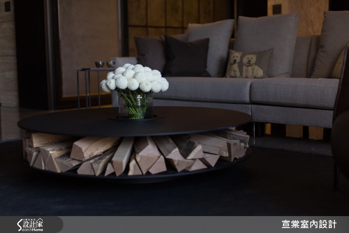 90坪新成屋(5年以下)＿現代風客廳案例圖片＿宣棠室內設計＿宣棠_雍容居所之8