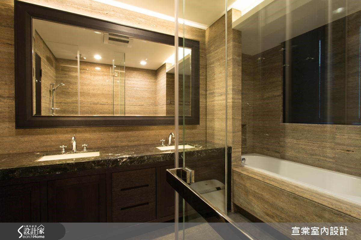 90坪新成屋(5年以下)＿現代風浴室案例圖片＿宣棠室內設計＿宣棠_雍容居所之20