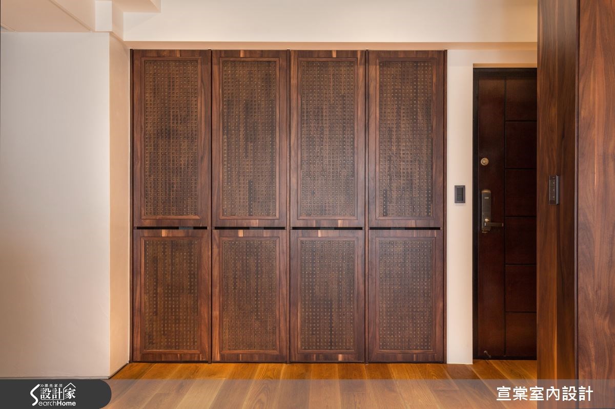 25坪中古屋(5~15年)＿休閒風玄關案例圖片＿宣棠室內設計＿宣棠_靜慮之2