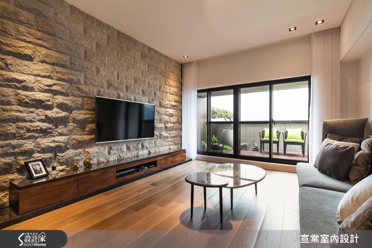 25坪中古屋(5~15年)＿休閒風客廳案例圖片＿宣棠室內設計＿宣棠_靜慮之5