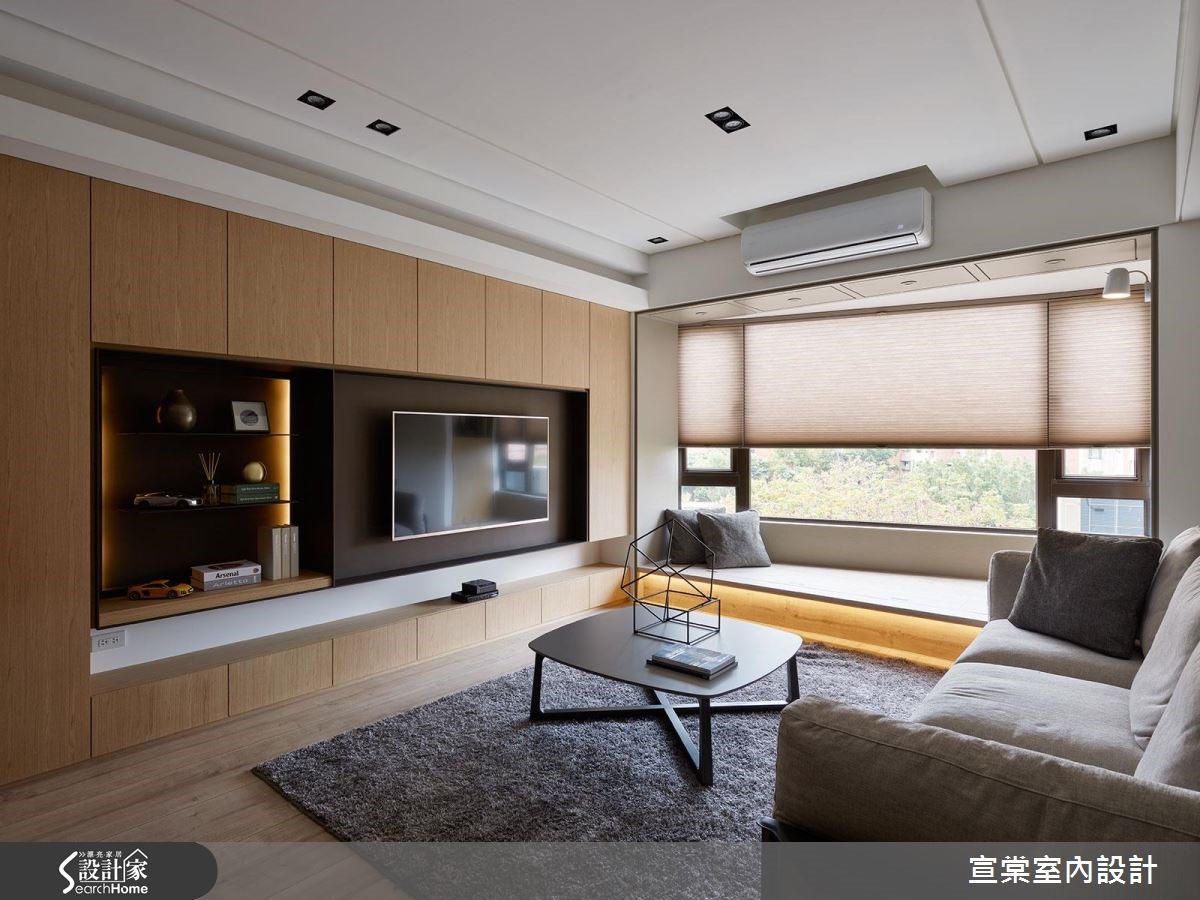 27坪老屋(16~30年)＿現代風客廳案例圖片＿宣棠室內設計＿宣棠_佇 流動之2