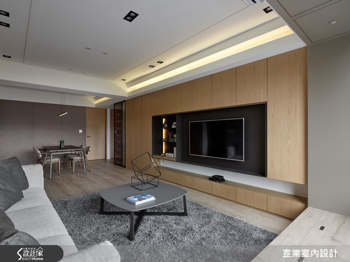 27坪老屋(16~30年)＿現代風客廳案例圖片＿宣棠室內設計＿宣棠_佇 流動之4