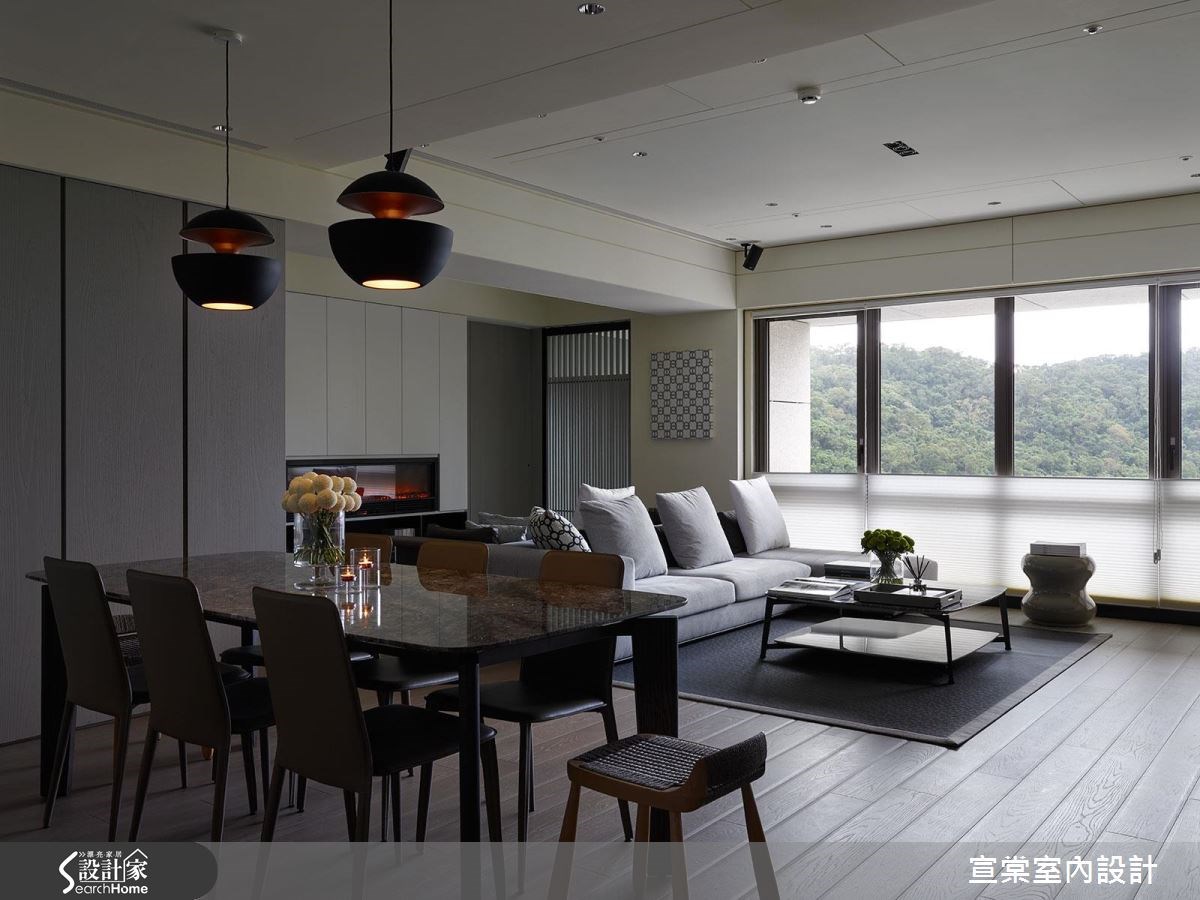 47坪新成屋(5年以下)＿現代風餐廳案例圖片＿宣棠室內設計＿宣棠_拾山歸心之3