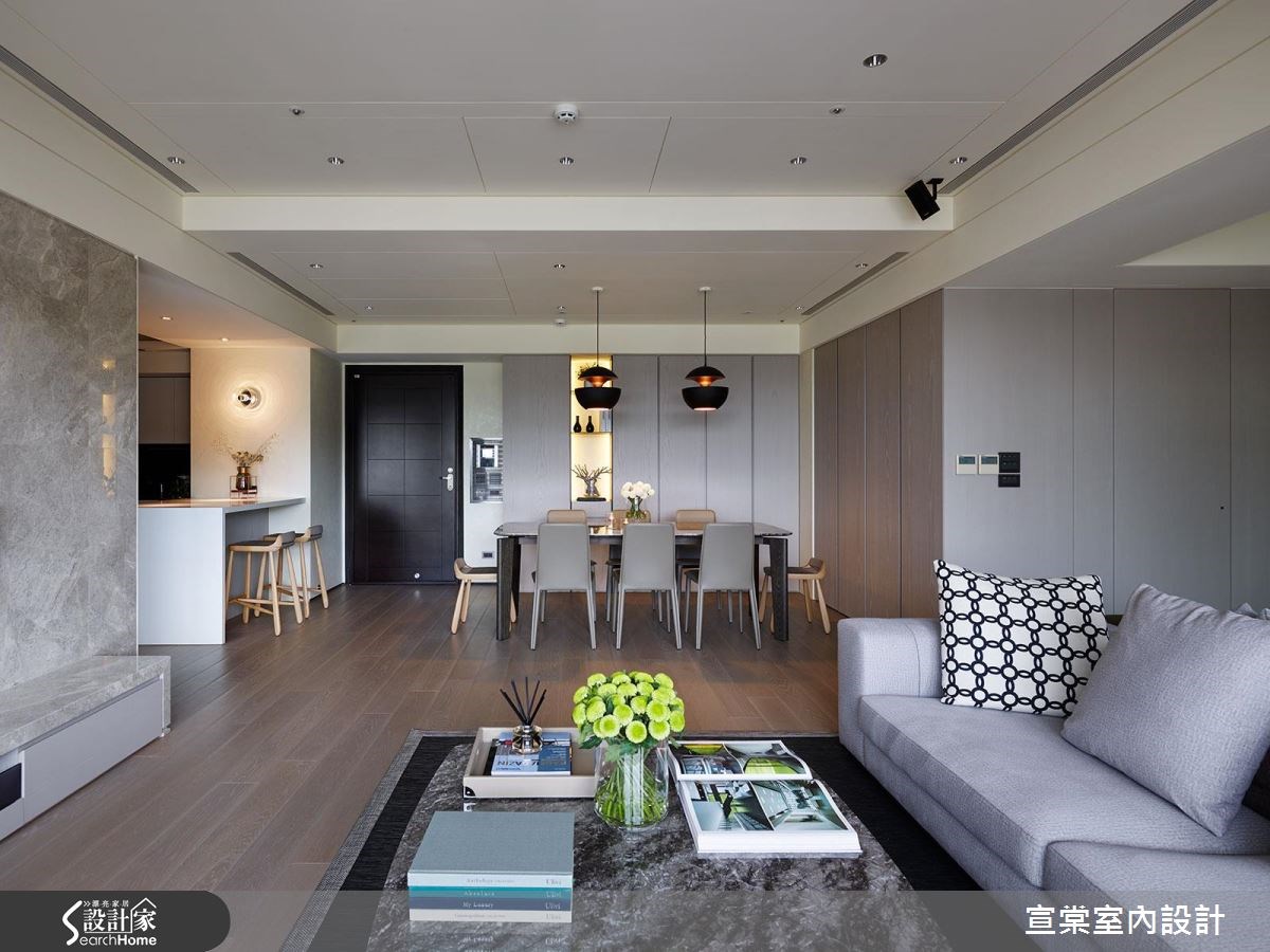 47坪新成屋(5年以下)＿現代風餐廳案例圖片＿宣棠室內設計＿宣棠_拾山歸心之6