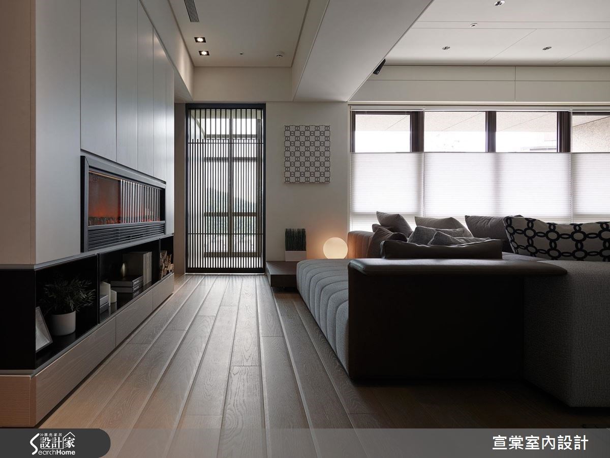 47坪新成屋(5年以下)＿現代風客廳案例圖片＿宣棠室內設計＿宣棠_拾山歸心之11