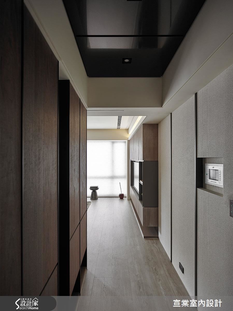 40坪中古屋(5~15年)＿現代風玄關案例圖片＿宣棠室內設計＿宣棠_淨界 境界之3