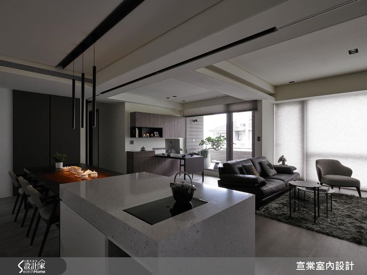 40坪中古屋(5~15年)＿現代風吧檯案例圖片＿宣棠室內設計＿宣棠_淨界 境界之11