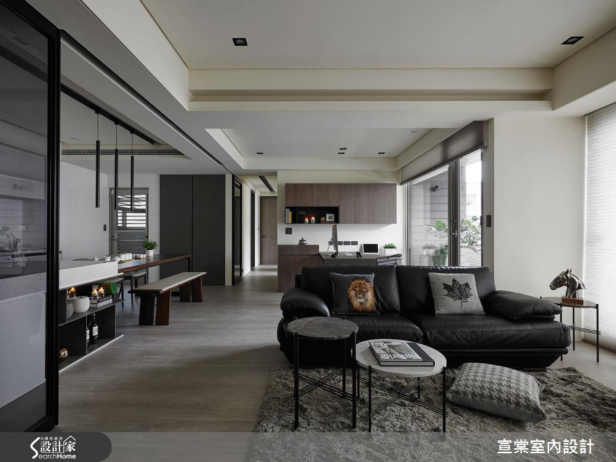 40坪中古屋(5~15年)＿現代風客廳案例圖片＿宣棠室內設計＿宣棠_淨界 境界之12