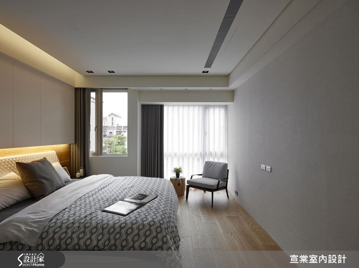 40坪中古屋(5~15年)＿現代風臥室案例圖片＿宣棠室內設計＿宣棠_淨界 境界之17