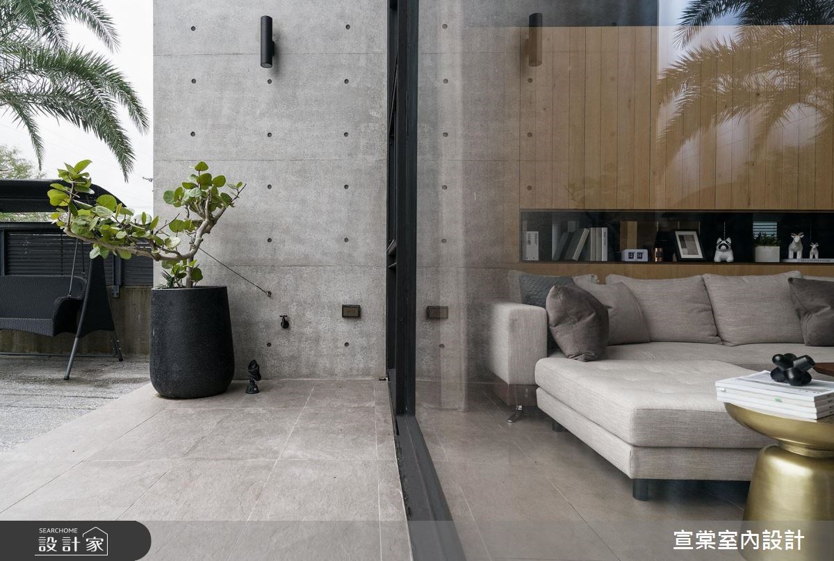 60坪新成屋(5年以下)＿休閒風客廳案例圖片＿宣棠室內設計＿宣棠_極美居之2
