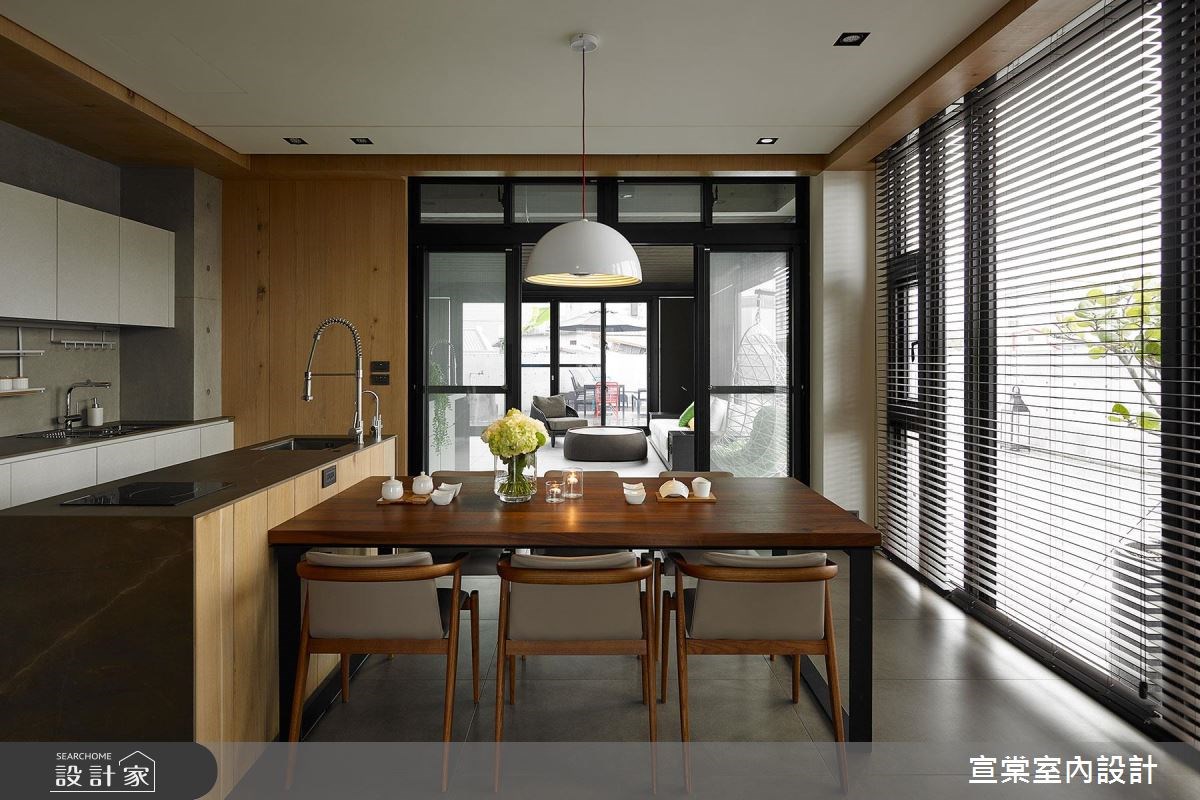 60坪新成屋(5年以下)＿休閒風餐廳案例圖片＿宣棠室內設計＿宣棠_極美居之10