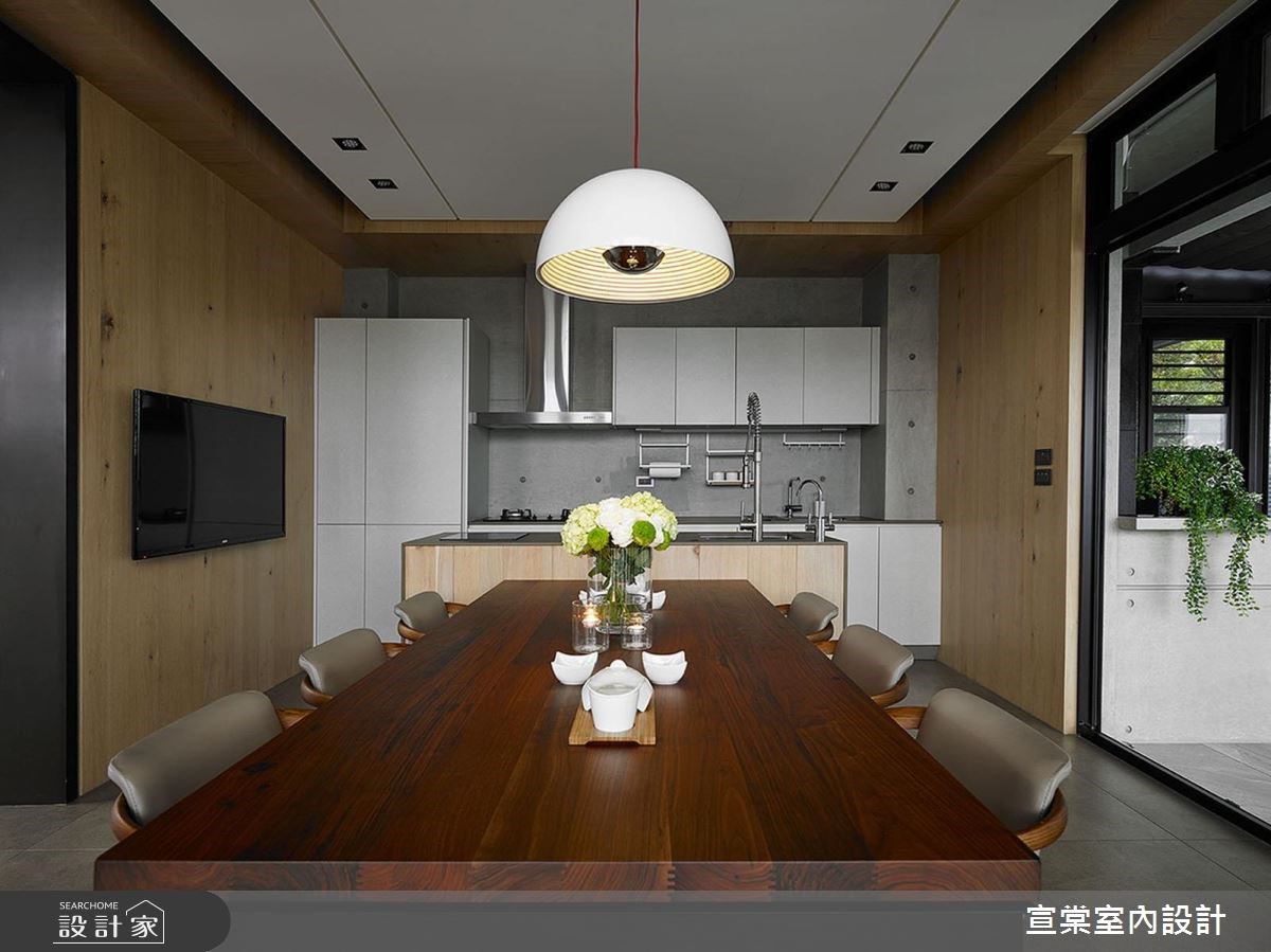 60坪新成屋(5年以下)＿休閒風餐廳案例圖片＿宣棠室內設計＿宣棠_極美居之11