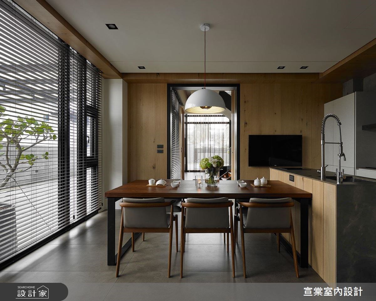 60坪新成屋(5年以下)＿休閒風餐廳案例圖片＿宣棠室內設計＿宣棠_極美居之12