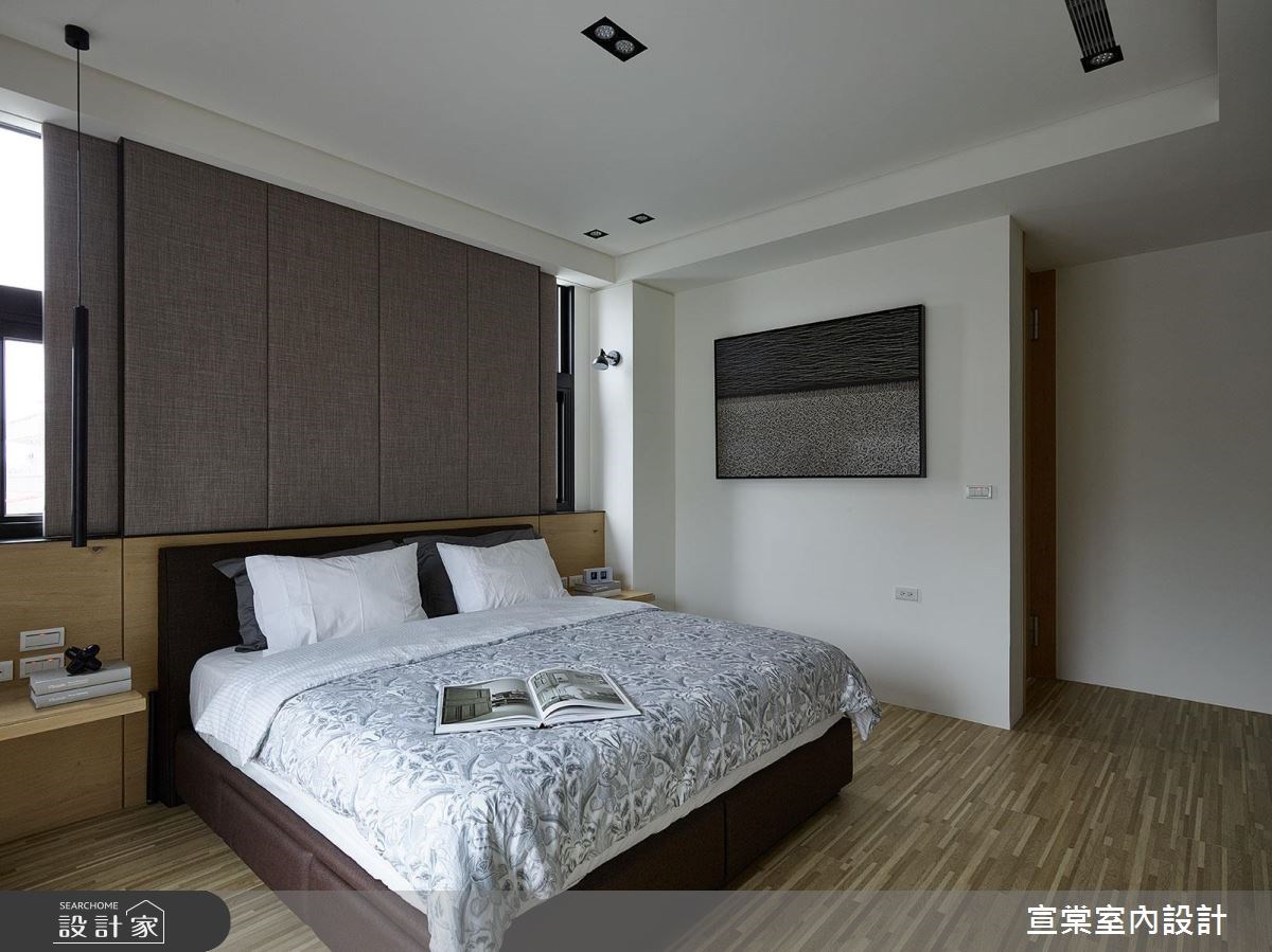 60坪新成屋(5年以下)＿休閒風臥室案例圖片＿宣棠室內設計＿宣棠_極美居之16