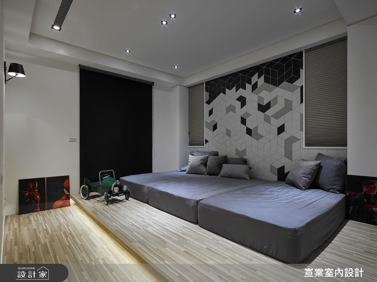 60坪新成屋(5年以下)＿休閒風臥室案例圖片＿宣棠室內設計＿宣棠_極美居之19