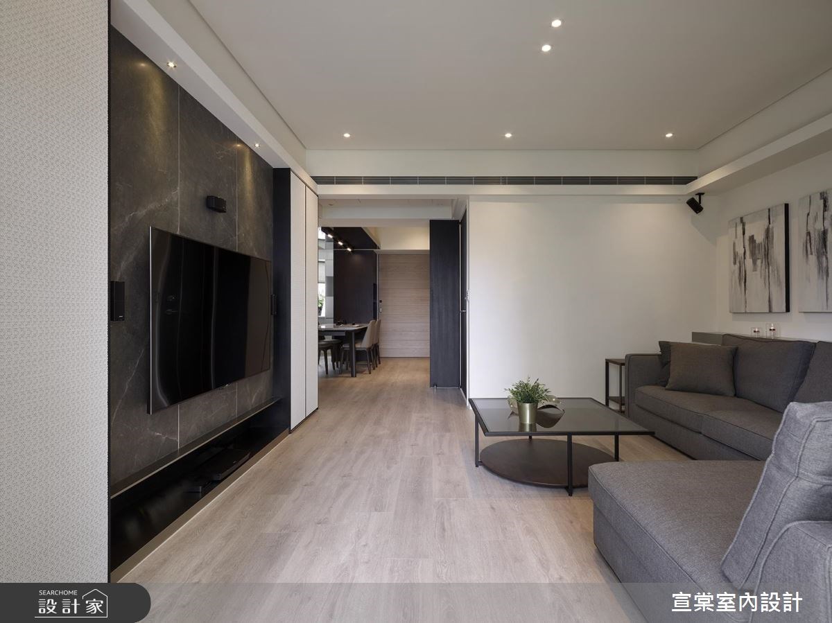 27坪老屋(16~30年)＿現代風客廳案例圖片＿宣棠室內設計＿宣棠_淬煉之2