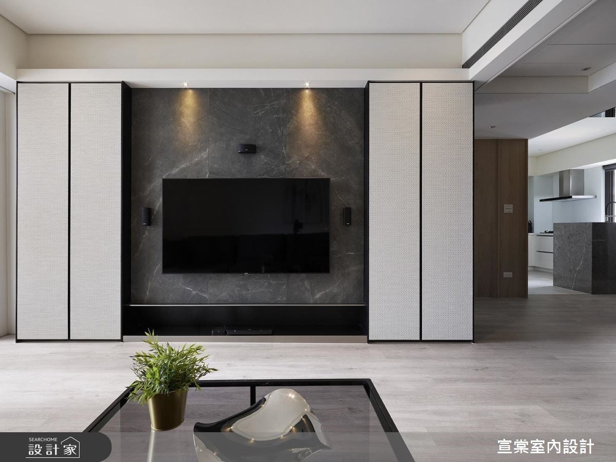27坪老屋(16~30年)＿現代風客廳案例圖片＿宣棠室內設計＿宣棠_淬煉之4