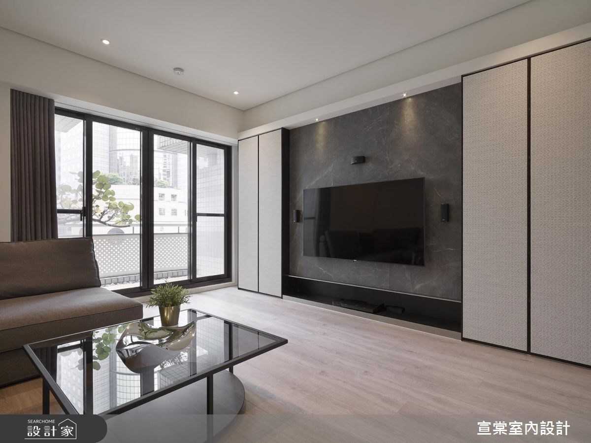 27坪老屋(16~30年)＿現代風客廳案例圖片＿宣棠室內設計＿宣棠_淬煉之5