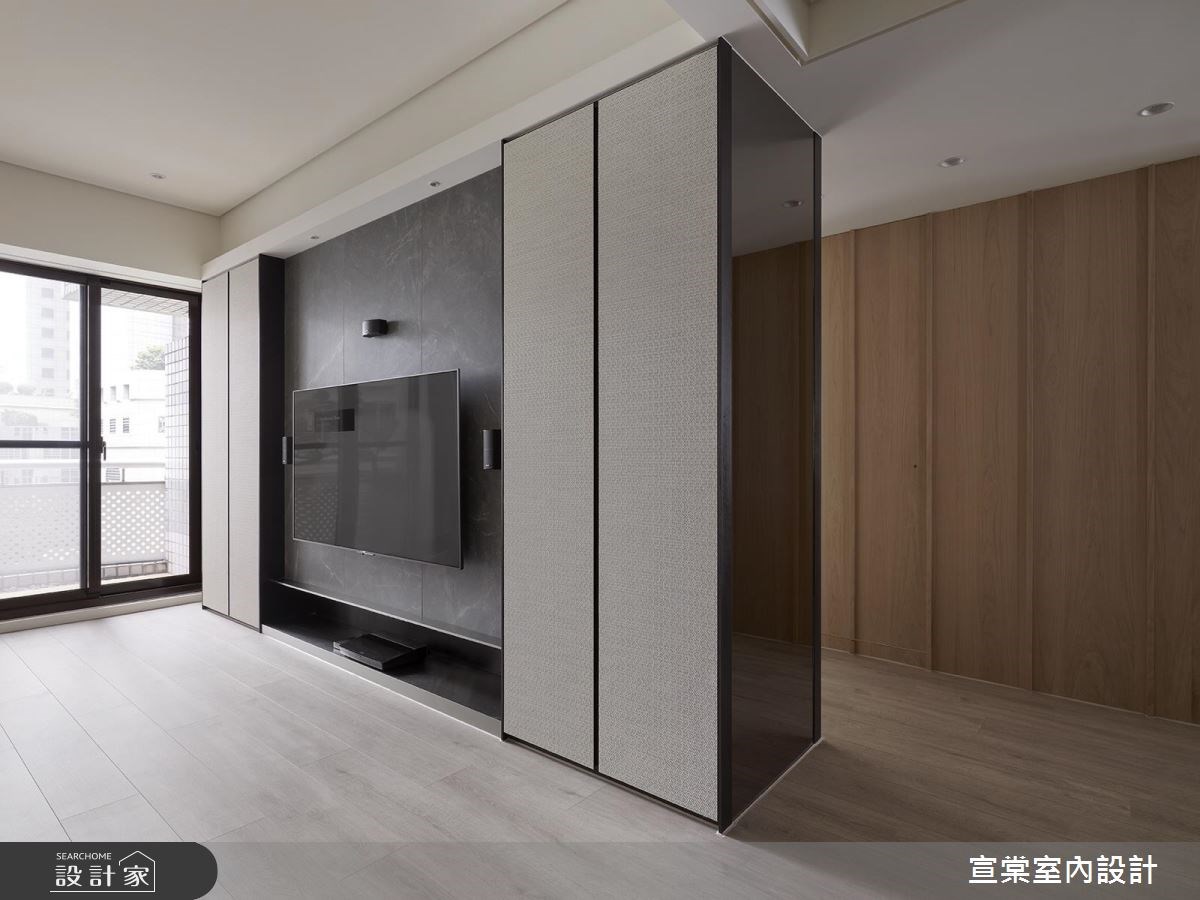 27坪老屋(16~30年)＿現代風客廳案例圖片＿宣棠室內設計＿宣棠_淬煉之6