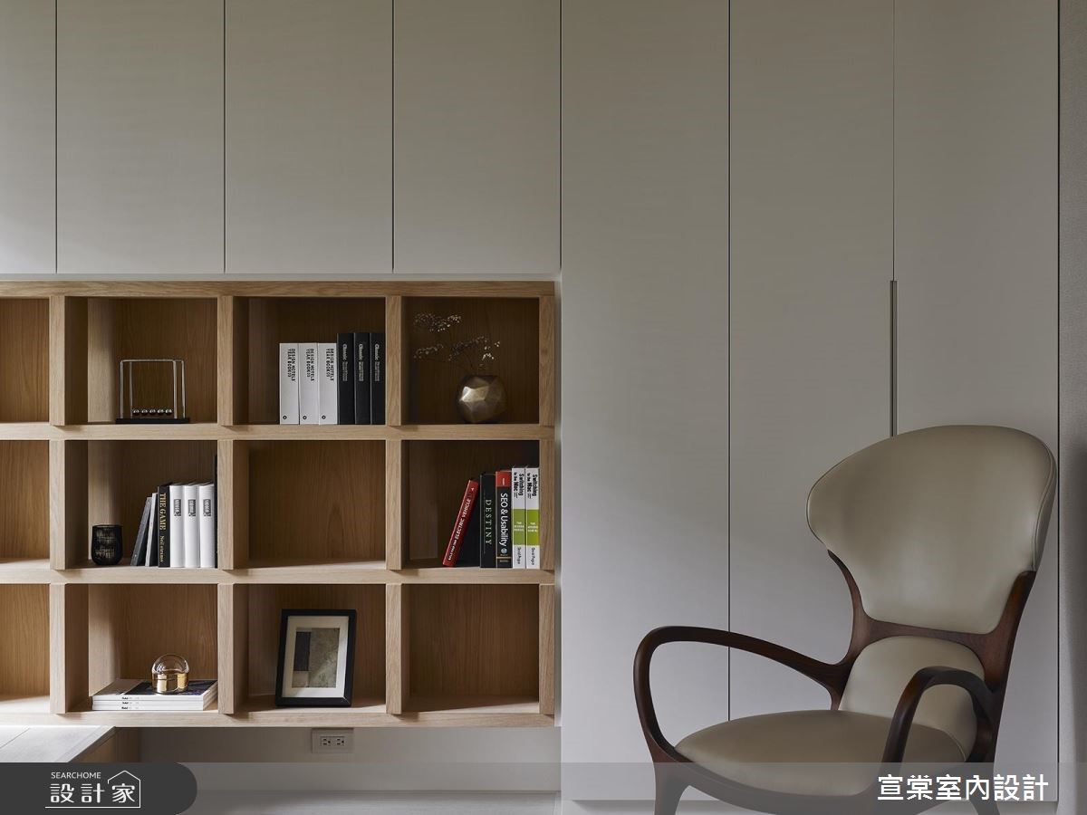 34坪新成屋(5年以下)＿北歐風書房臥榻案例圖片＿宣棠室內設計＿宣棠_悠白漫遊之15