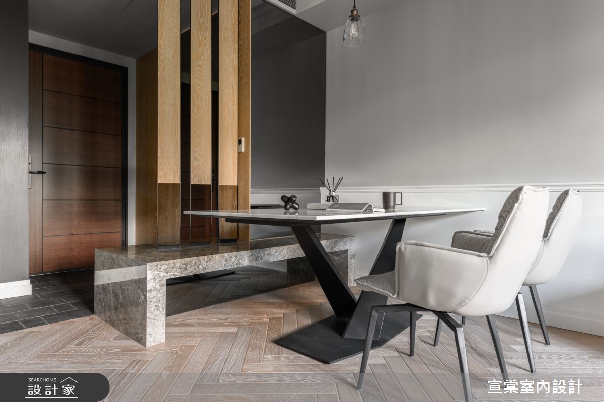 22坪新成屋(5年以下)＿美式風玄關餐廳案例圖片＿宣棠室內設計＿宣棠_美式in between之2