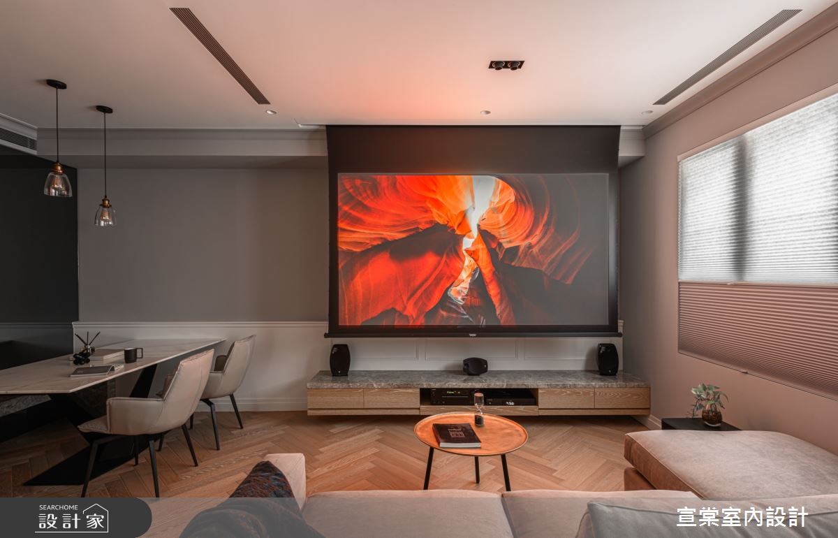 22坪新成屋(5年以下)＿美式風客廳案例圖片＿宣棠室內設計＿宣棠_美式in between之5