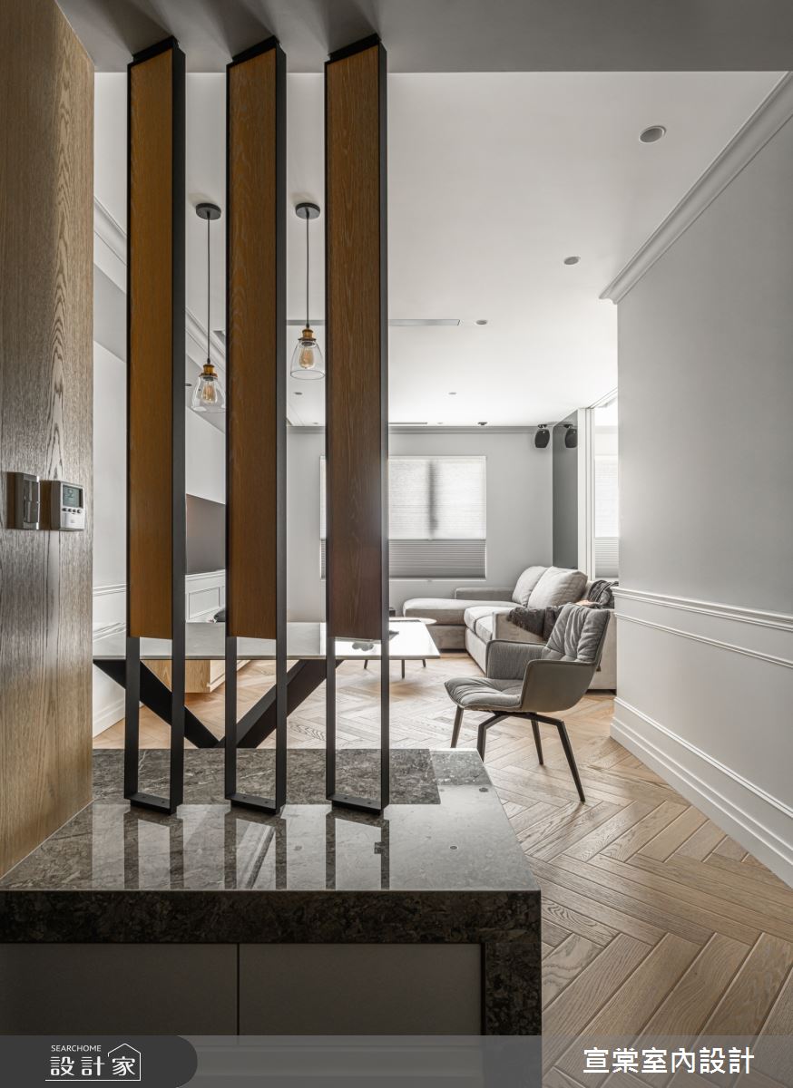 22坪新成屋(5年以下)＿美式風玄關案例圖片＿宣棠室內設計＿宣棠_美式in between之10
