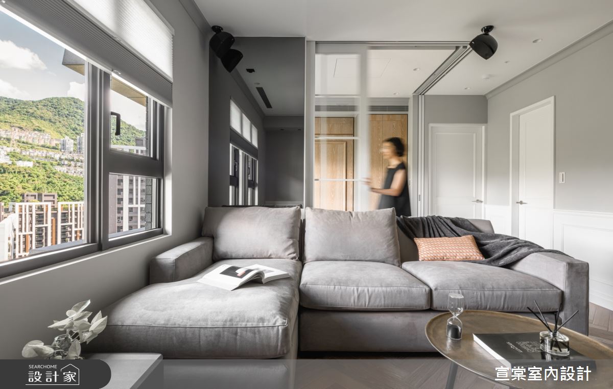 22坪新成屋(5年以下)＿美式風客廳案例圖片＿宣棠室內設計＿宣棠_美式in between之18