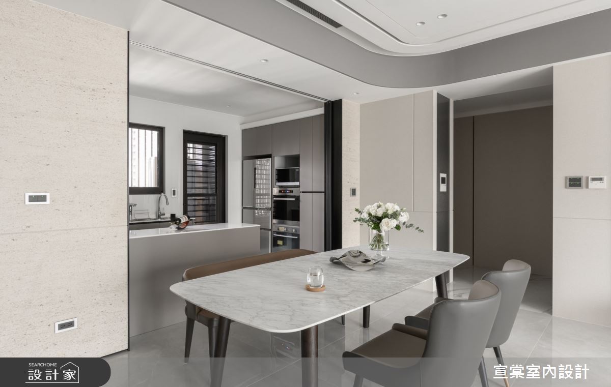 新成屋(5年以下)＿現代風餐廳案例圖片＿宣棠室內設計＿宣棠_淳美學之5