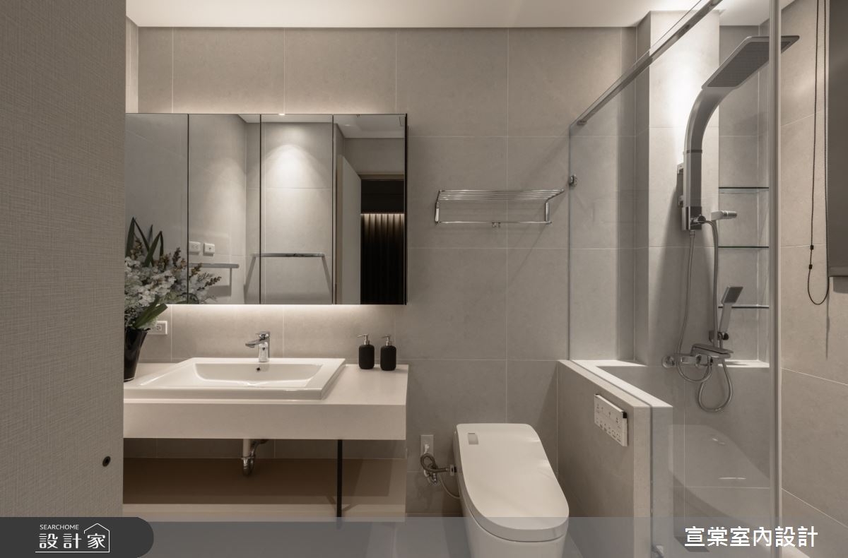 新成屋(5年以下)＿現代風浴室案例圖片＿宣棠室內設計＿宣棠_淳美學之23