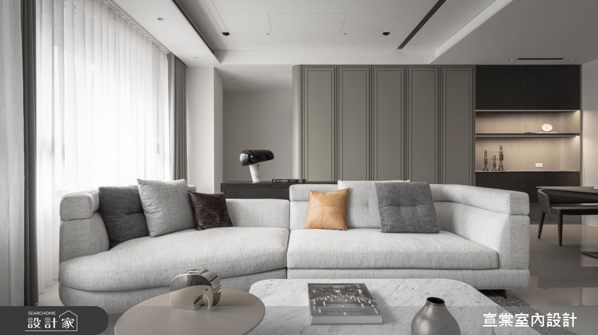 30坪新成屋(5年以下)＿現代風客廳案例圖片＿宣棠室內設計＿宣棠_涵養逸居之2