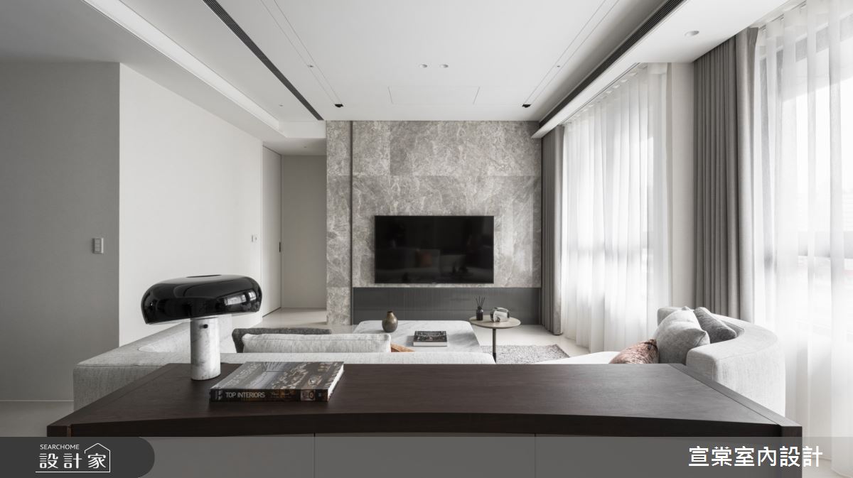 30坪新成屋(5年以下)＿現代風客廳案例圖片＿宣棠室內設計＿宣棠_涵養逸居之6