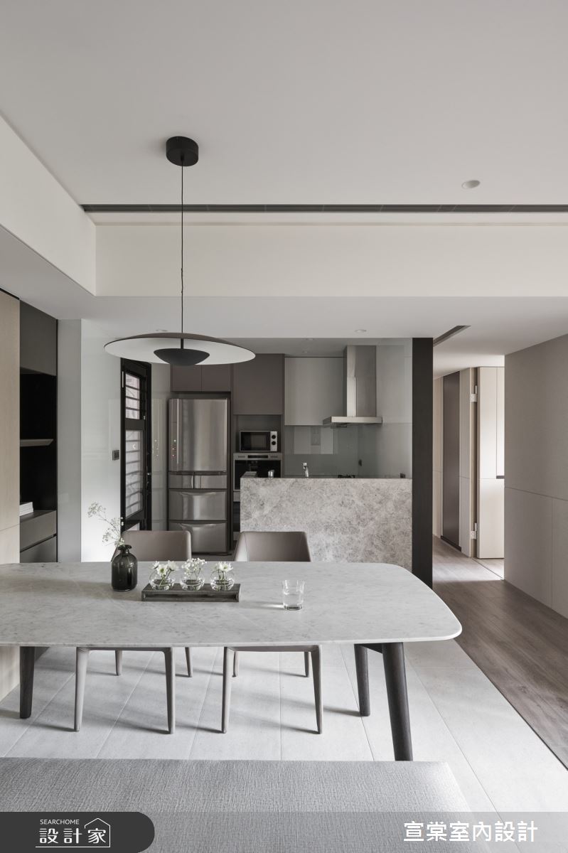 31坪老屋(16~30年)＿現代風餐廳案例圖片＿宣棠室內設計＿宣棠_青景一方之12