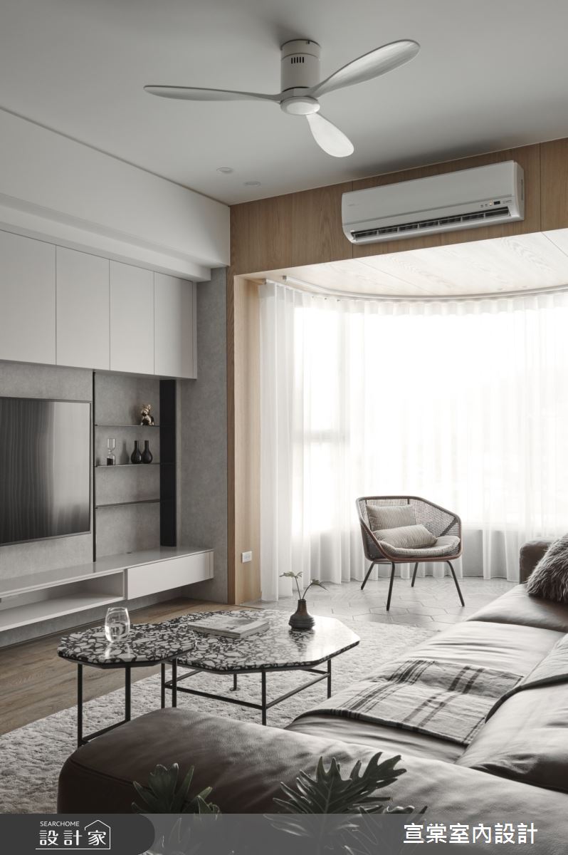 30坪老屋(16~30年)＿簡約風客廳案例圖片＿宣棠室內設計＿宣棠_仰山森活之5