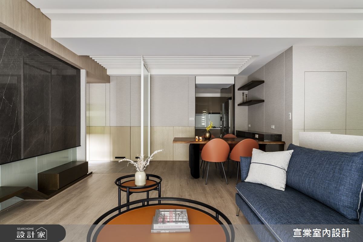 23坪老屋(16~30年)＿簡約風客廳案例圖片＿宣棠室內設計＿宣棠_藍隅光陰之8