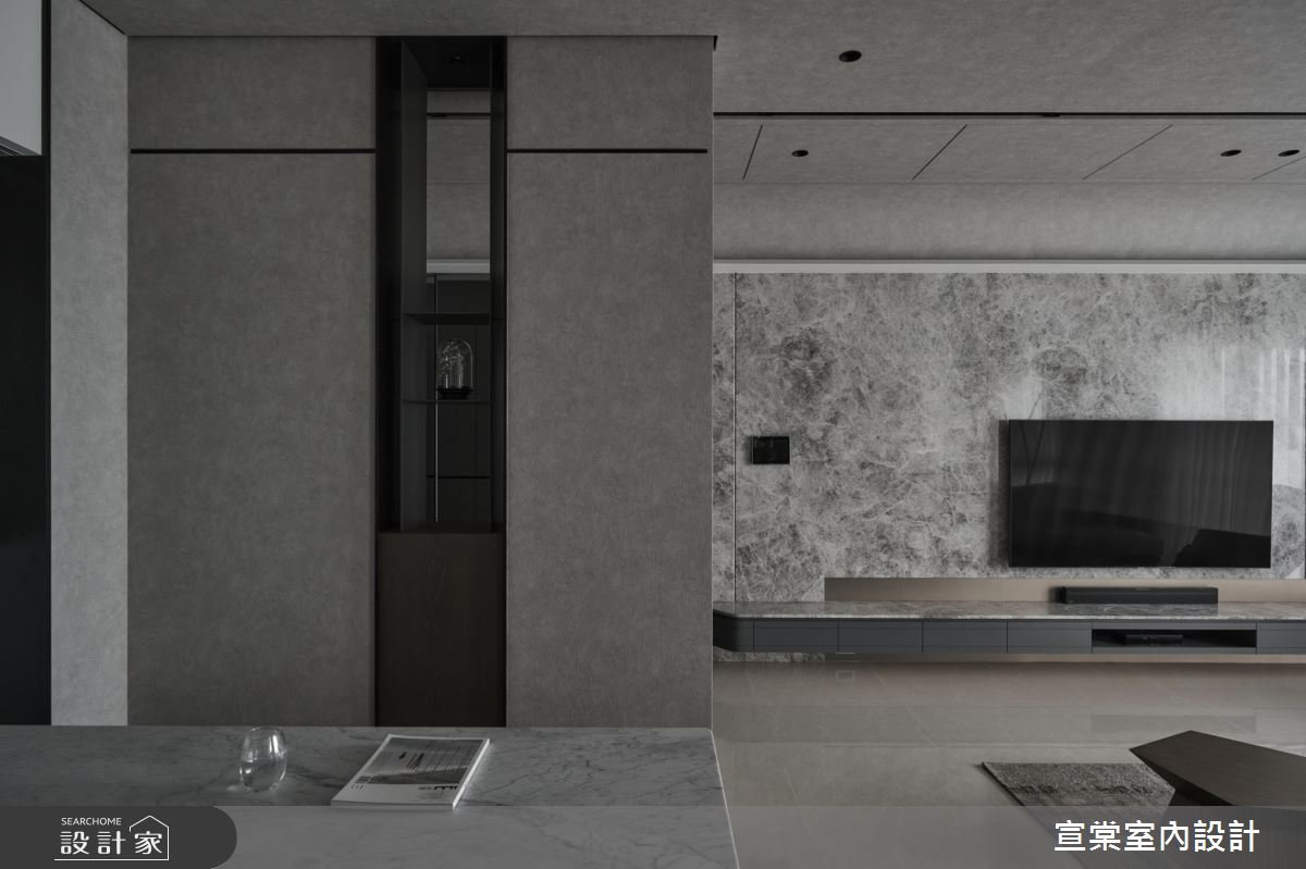 38坪新成屋(5年以下)＿現代風客廳案例圖片＿宣棠室內設計＿宣棠_水岸覺旅之3